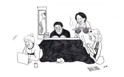 編集部4人のstay home