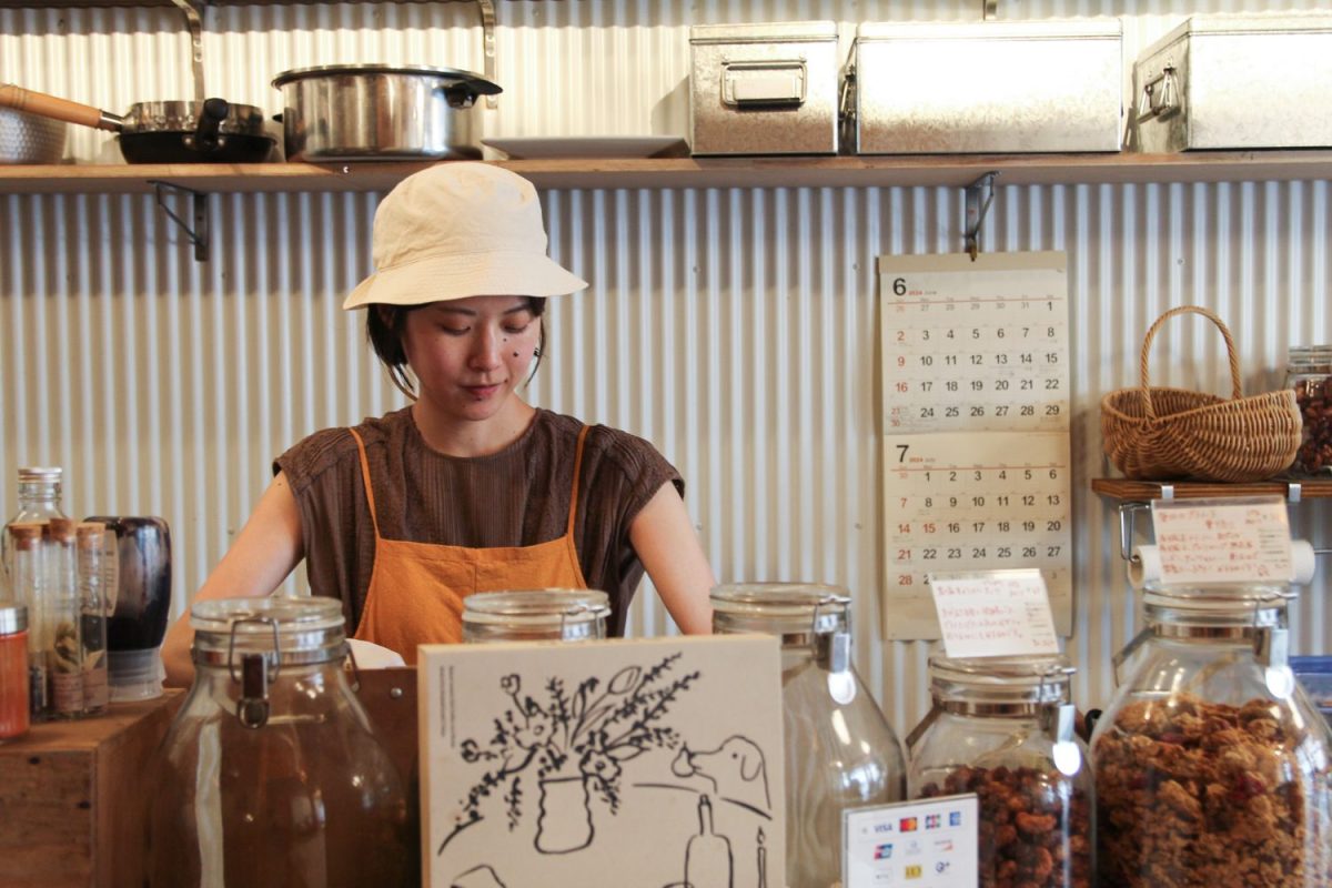 学生の頃から料理やお菓子づくりが好きで、お店の人気メニューのひとつであるキッシュは昔からよく焼いていたそう