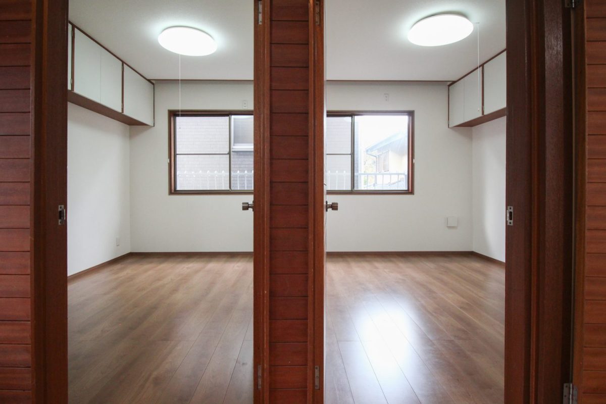 6帖と5.2帖の部屋。どちらも同じ形で子ども部屋にもよさそう