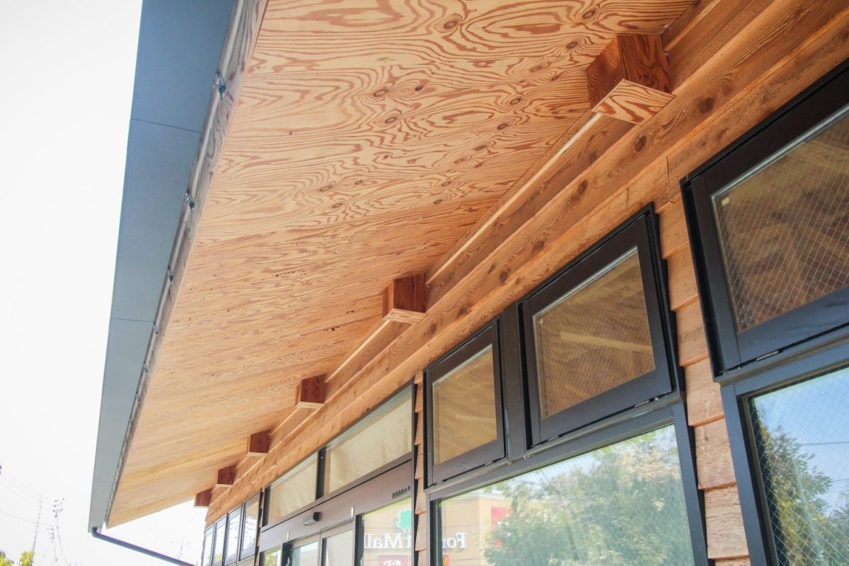 温かみがあり、味わい深い木の素材感