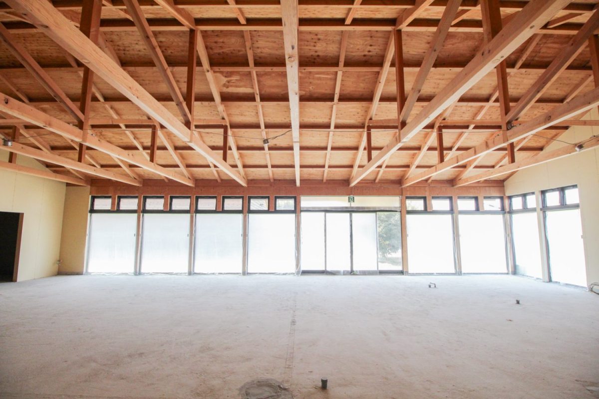 中はスケルトンで自由度も高い